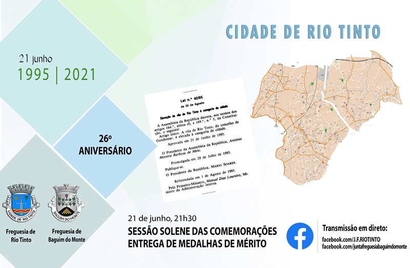 2021 06 21 26º Aniversário da Cidade de Rio Tinto 1