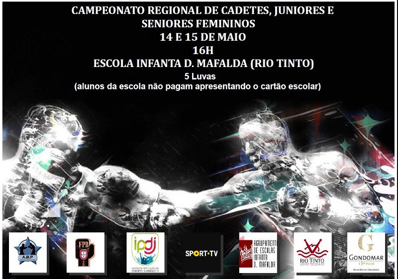 2016 05 14 CARTAZ campeonato regional de boxe
