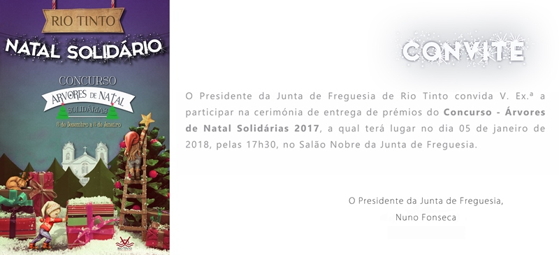 2018 01 05 Entrega de prémios do concurso de árvores de natal
