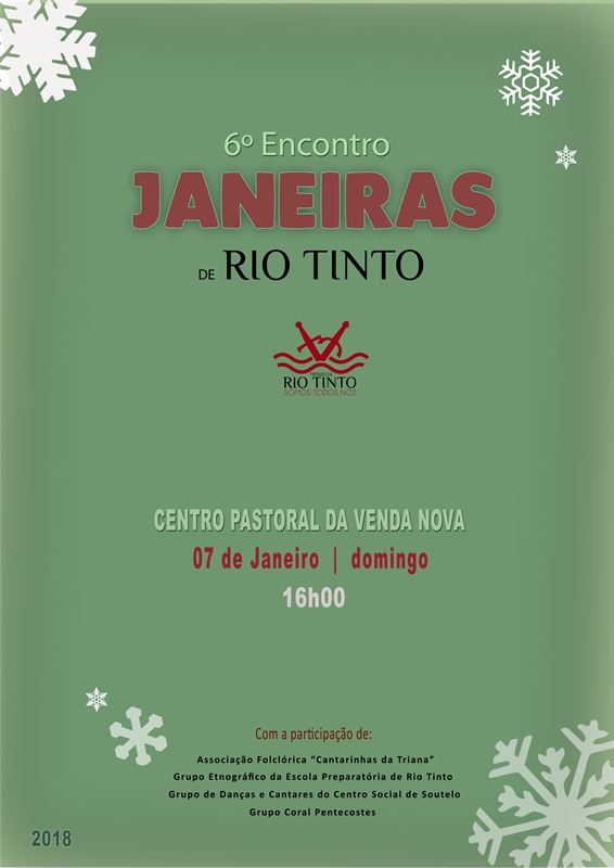 2018 01 07 6º Encontro de Janeiras de Rio Tinto
