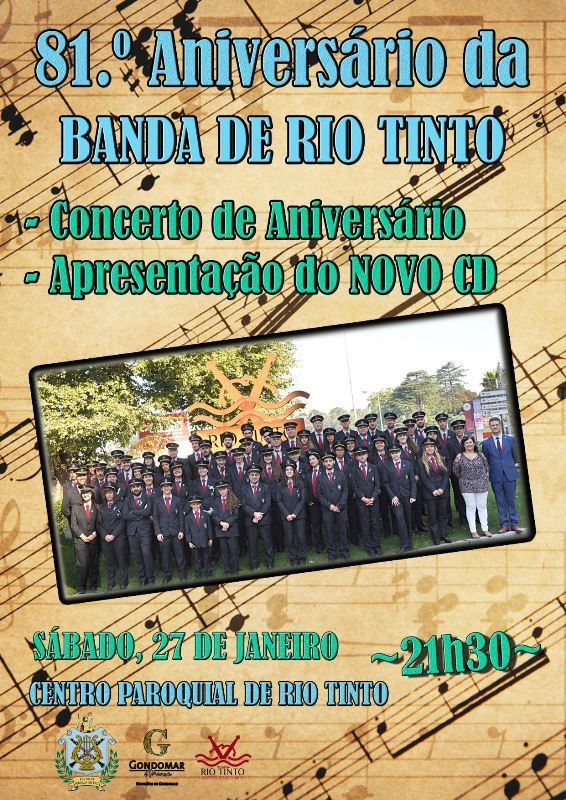 2018 01 27 81º Aniversário da Banda de Rio Tinto
