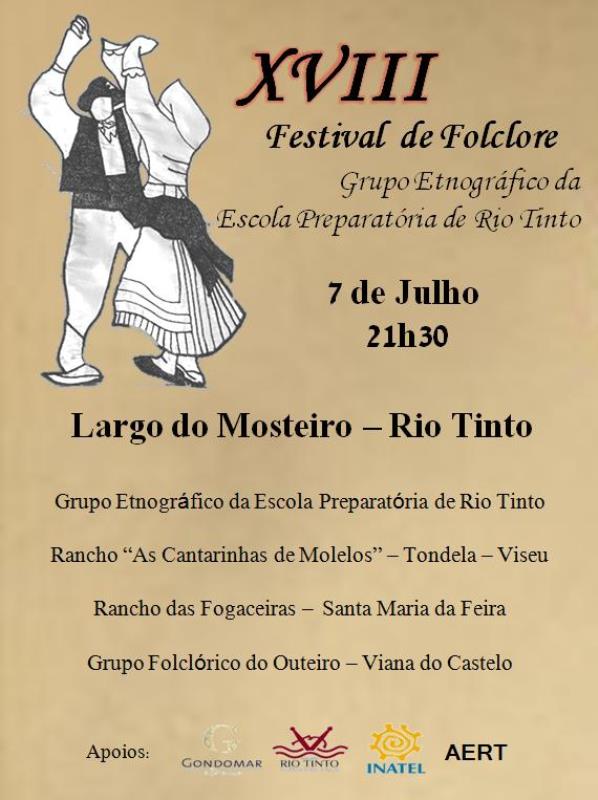 2018 07 07 XVIII Festival de Folclore de Rio Tinto
