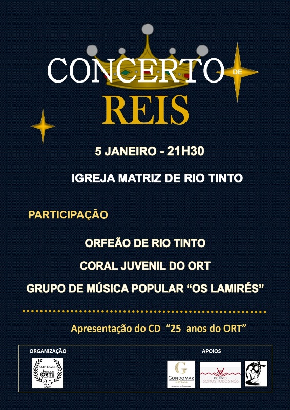 2019 01 05 Concerto de Reis Orfeão de Rio Tinto