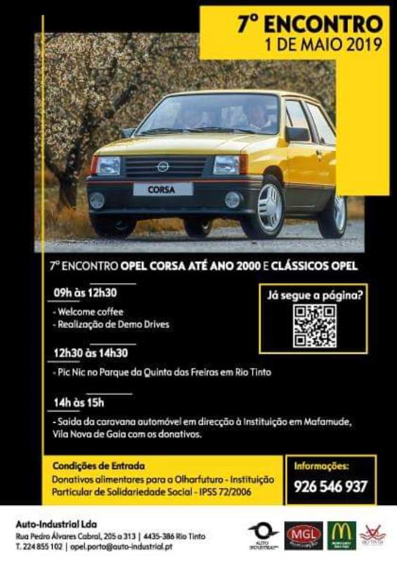 2019 05 01 7º Encontro Opel Corsa