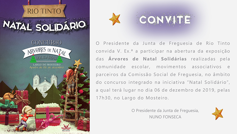 2019 12 06 Convite Concurso Árvores de Natal